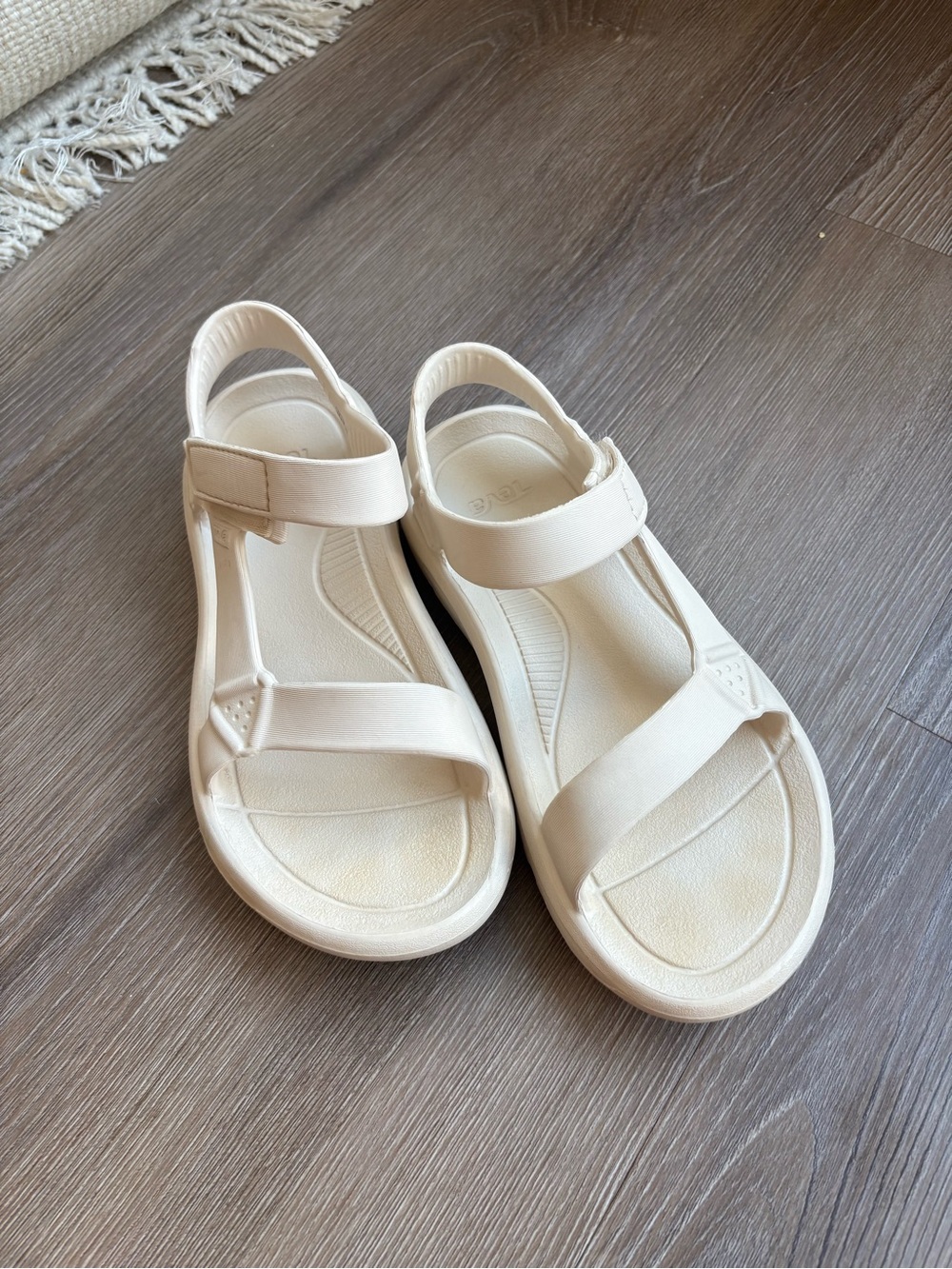 Teva Cream Strap Sandals - Neutral Everyday Comfort